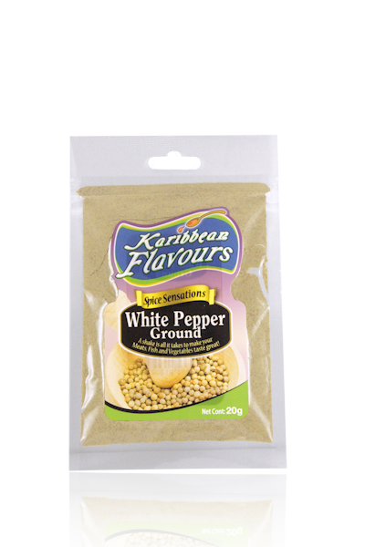 Spice Sensations-White Pepper Ground 20g
